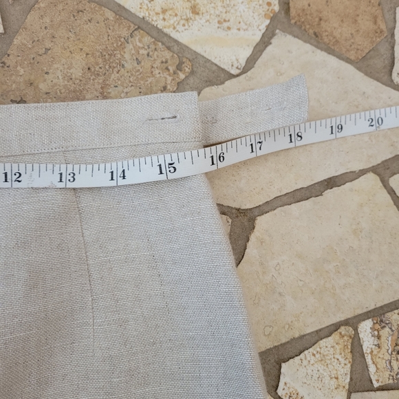 Talbots 14p linen capri - Picture 5 of 8